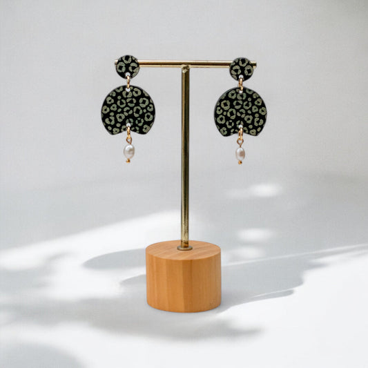 Aria Leopard Statement Oorbellen-0